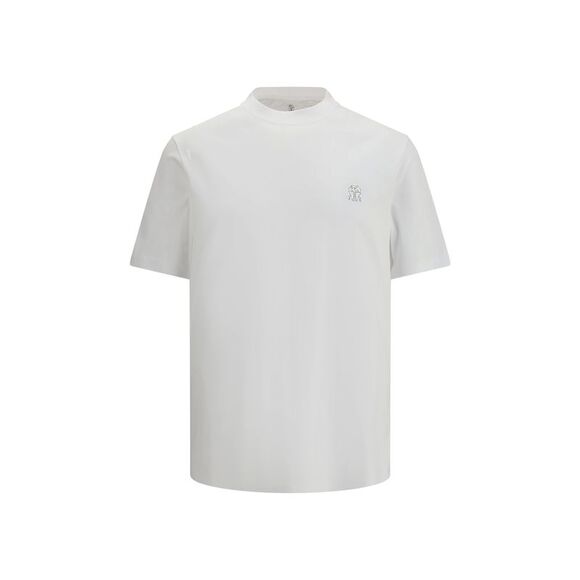 Brunello Cucinelli Men Logoed T-Shirt